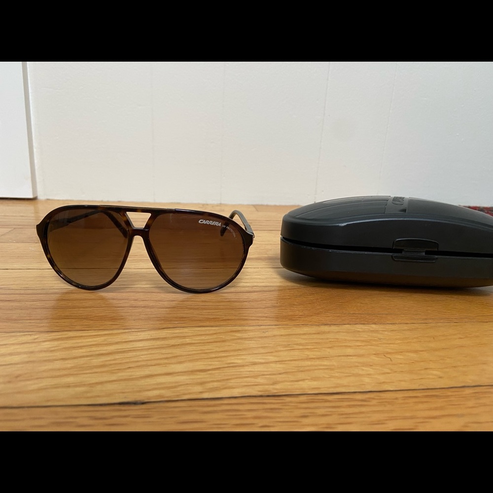 Carrera tortoises shell aviator sunglasses